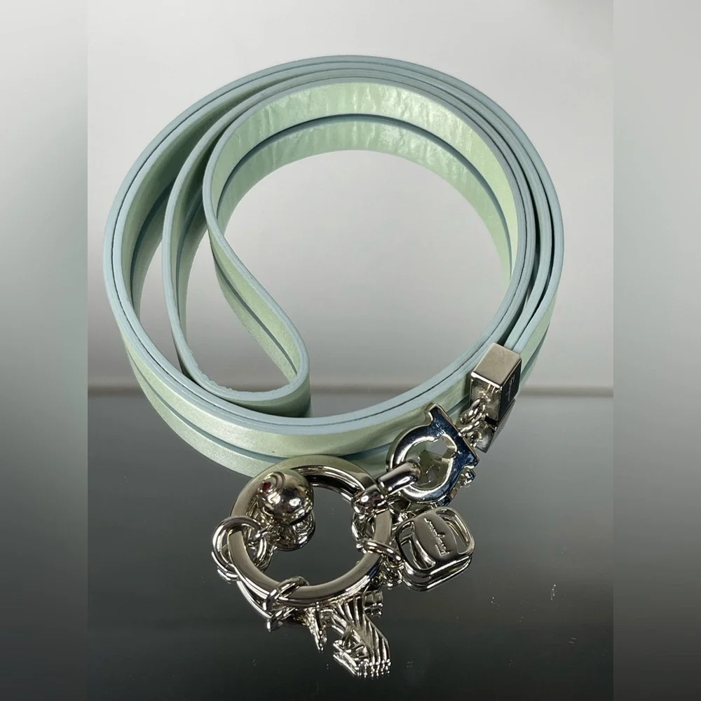 Salvatore Ferragamo Leather Neck Strap Keychain With Box and Dust Bag - Picture 4 of 7